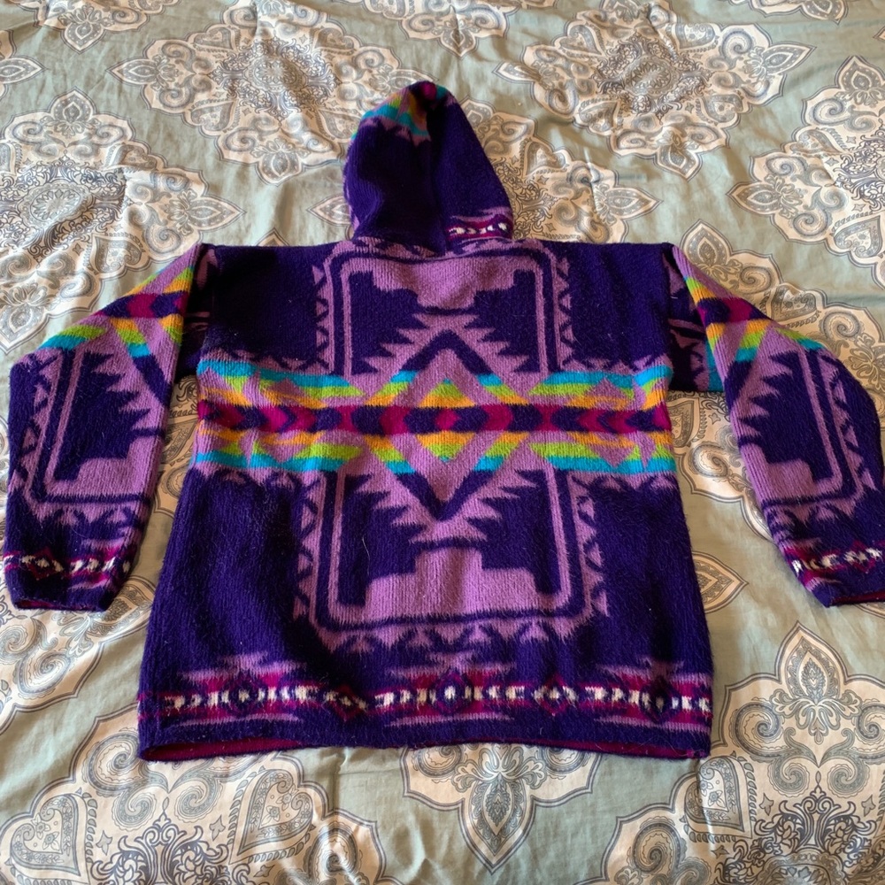 Alpaca Aztec hoodie